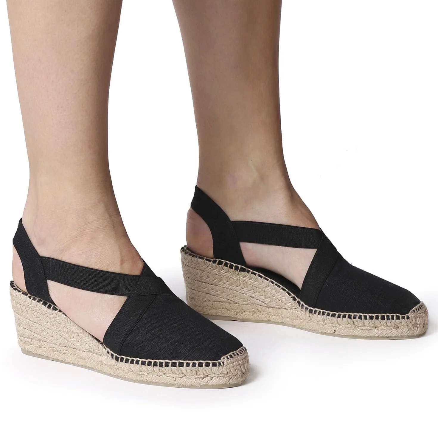 Toni Pons TER - Espadrillas vegane con Zeppa da Donna realizzate in Cotone.