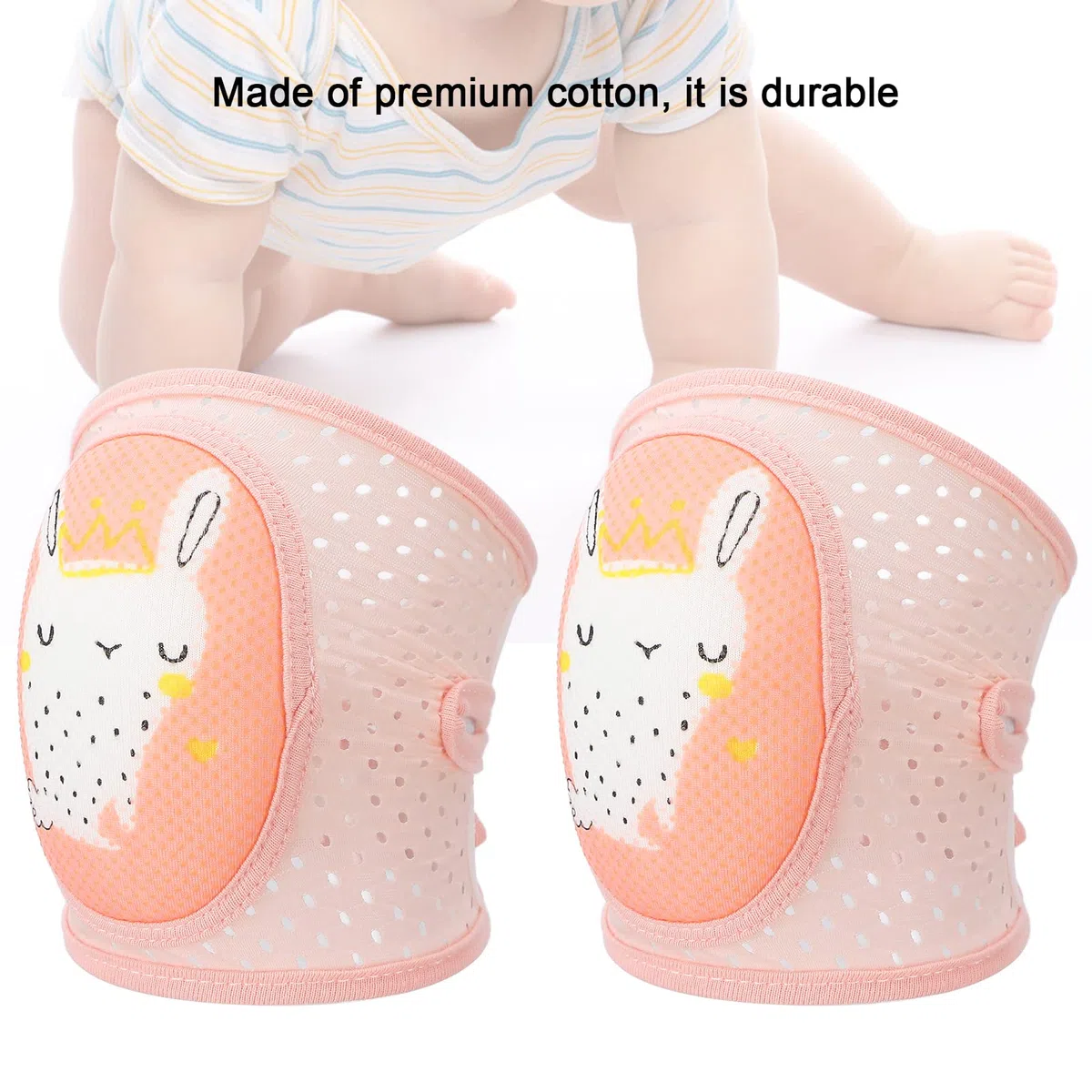 Ginocchiere antiscivolo per bambini, traspiranti per gattonare, protezioni morbide per ginocchia infantili