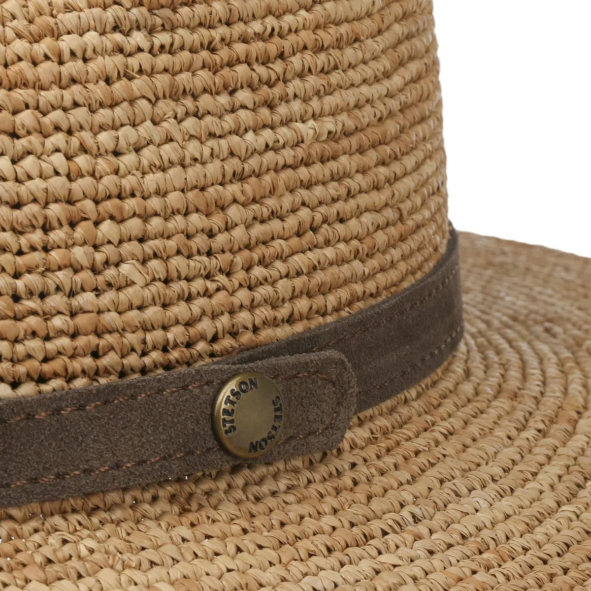 Stetson Traveller Cappello di Paglia Crochet Arrotolabile Unisex Primavera Estate