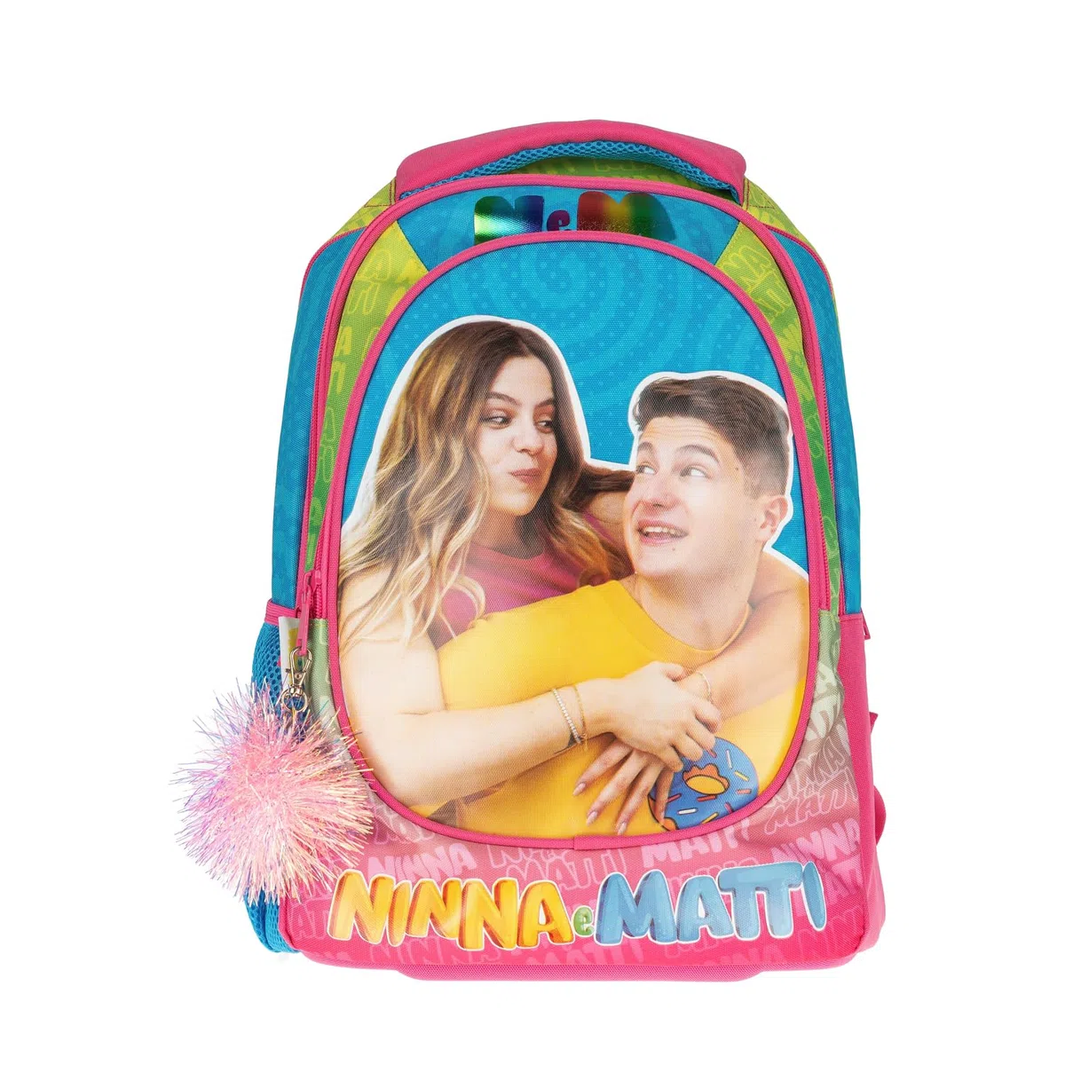Zaino Scuola Elementare per Bambini 32x21x42 cm Zainetto da Bambina o Bambino con 2 Compartimenti e Chiusura a Zip