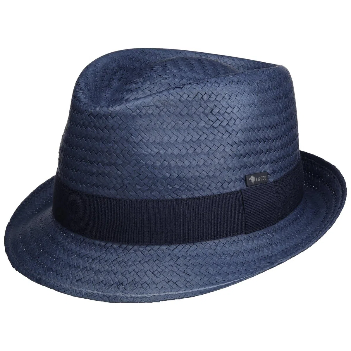LIPODO Málaga Cappello Trilby Forma Classica Paglia Fascia Unicolore Made in Italy Unisex Primavera Estate