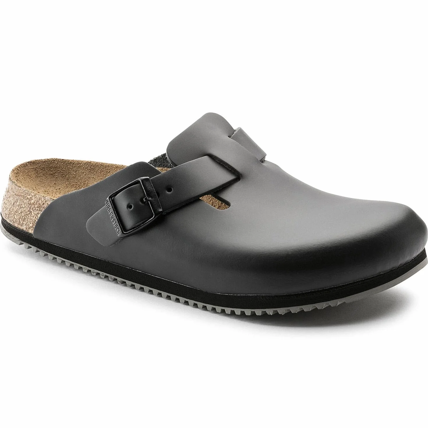 Birkenstock Scarpe Sabot Unisex Boston BS Black US25BI16 0060191