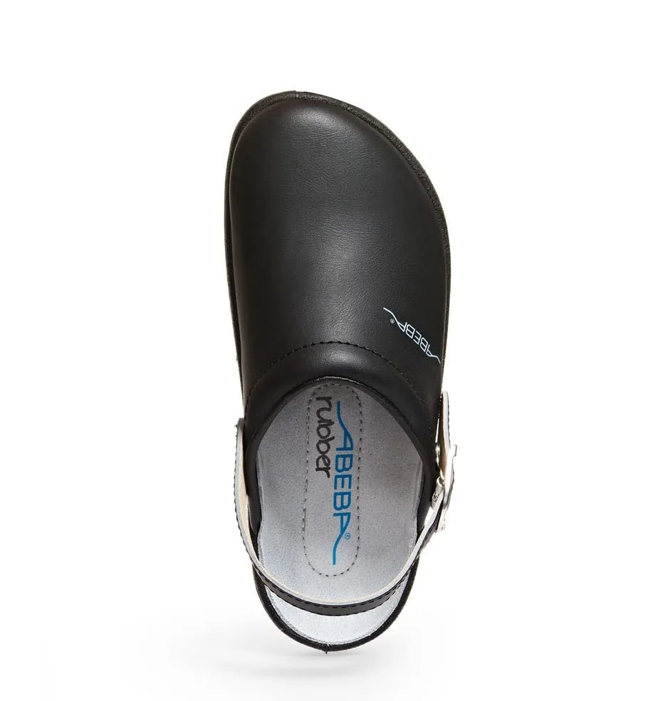 Abeba 9252 – 36 Rubber Scarpe pettine, Nero, 9252-43