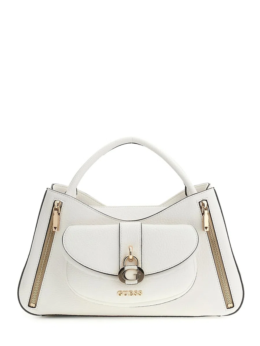 GUESS borsetta borsa a tracolla Jessa Girlfriend Bag White avorio