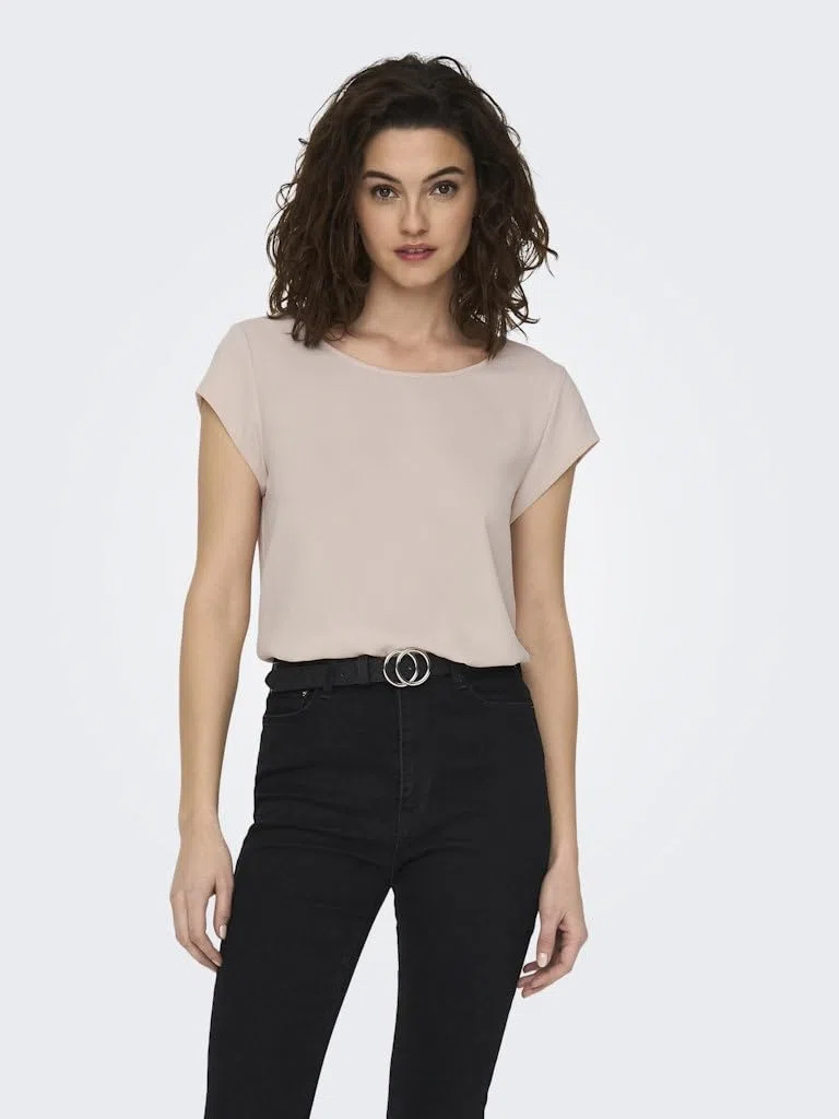 Only Only Damen Onlvic S/S Solid T-Shirt Donna (Pacco da 2)
