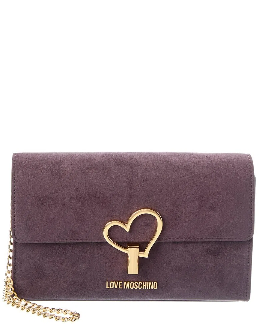 Love Moschino BORSA VELOUR PL VIOLA