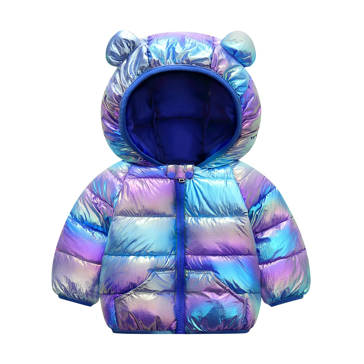 JinBei Bambini Invernale Giacca, Bambina Cappotto con Cappuccio Caldo Leggero Impermeabile Antivento Giubbino Ragazzi Giubbotti Outfits Piumino con Tasche 1-5 Anni