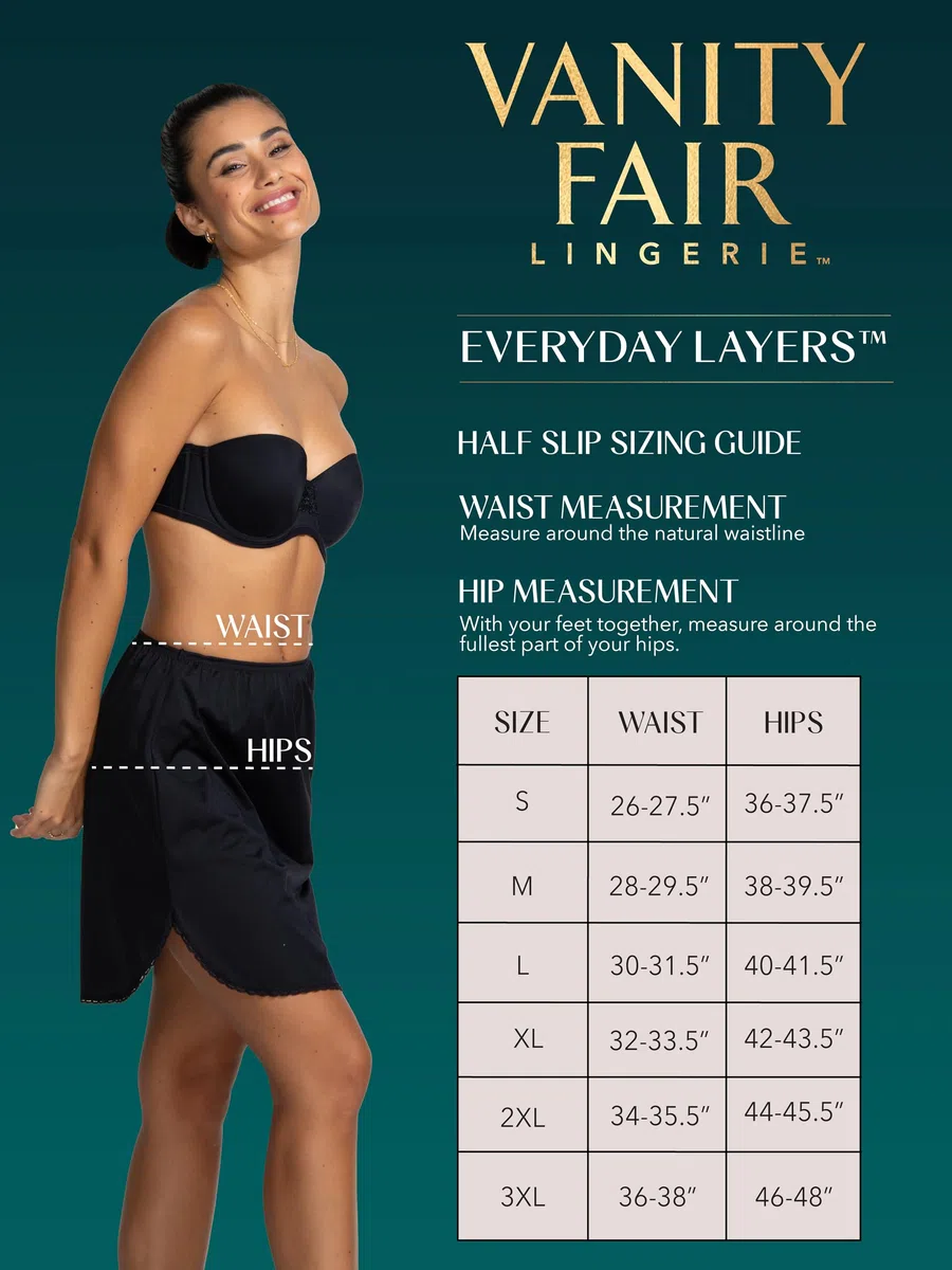 Vanity Fair Women's 360 Half Slip 11760
