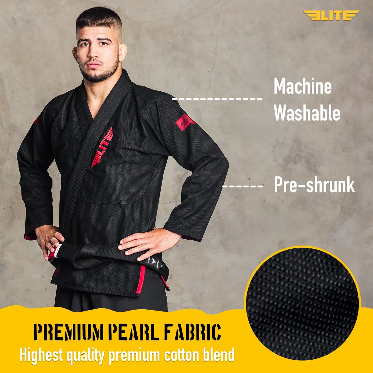 Elite Sports Et500 Ju Jitsu. Unisex adulto (Pacco da 2)