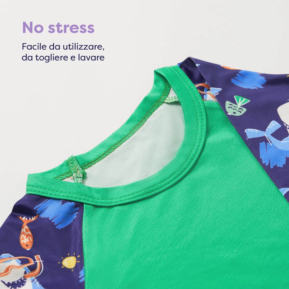 Bambino Mio, Top Nuoto, Maniche Lunghe, Protezione UPF40+