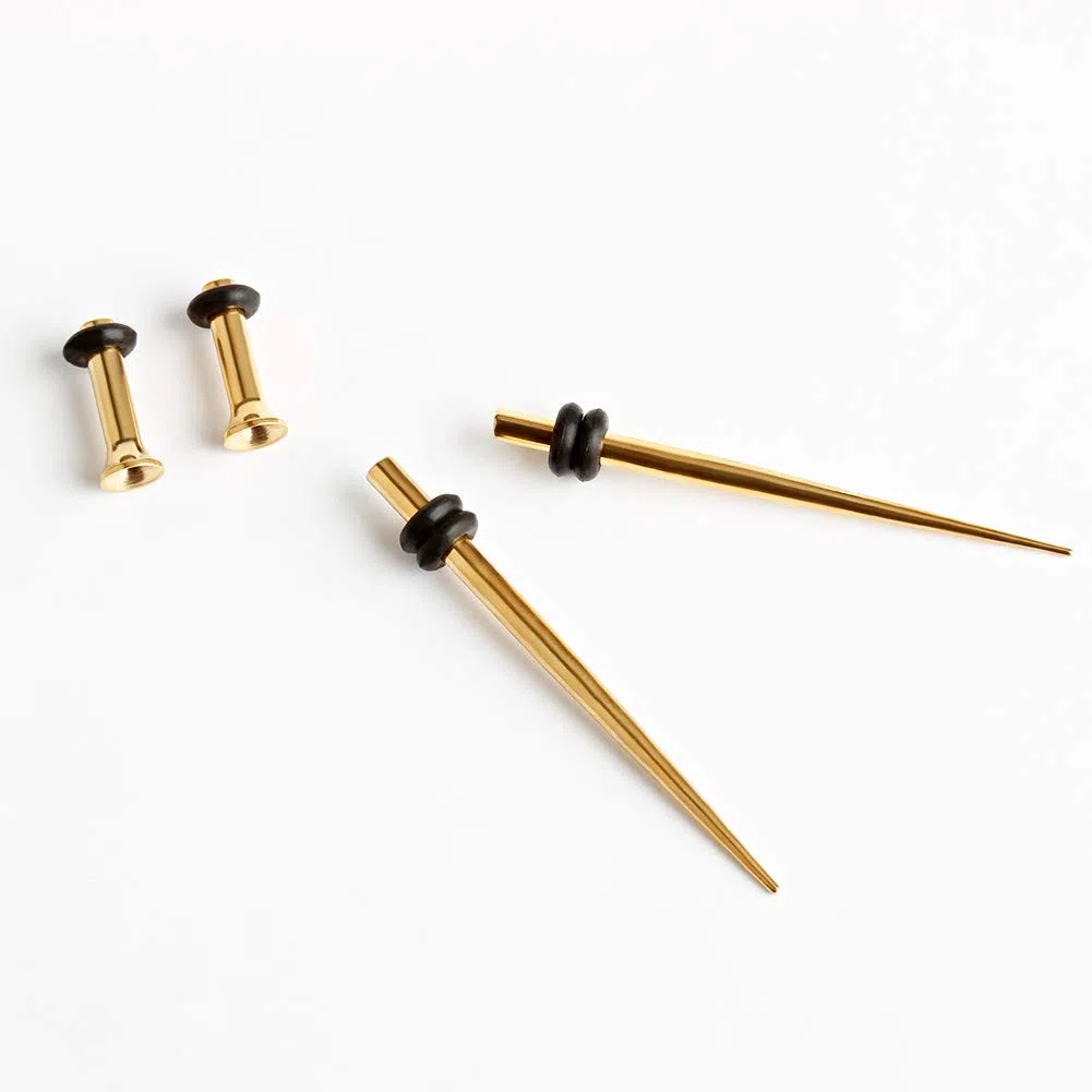 COOEAR 36PC Full Size Ear Taper Kit Ear Plug Set 14g-00g Stretching
