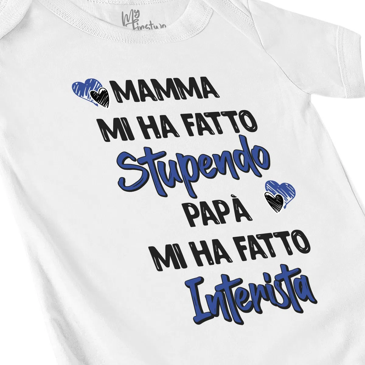 Body Neonato Mamma mi ha Fatto Stupendo Papà mi ha Fatto Interista - Baby Body Divertente Manica Corta 100% Cotone Morbido - Simpatica Idea Regalo Baby Shower
