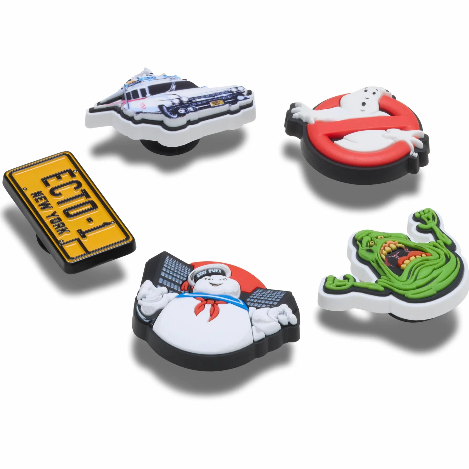 Crocs Unisex Ghostbusters 5 Pack - Ciondolo per scarpe, multicolore
