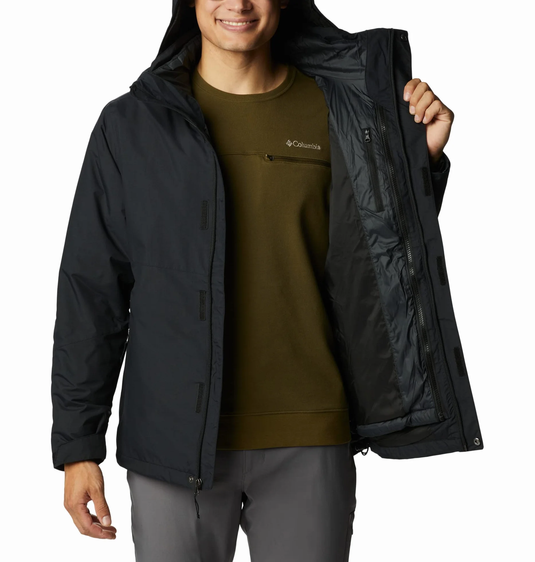 Columbia Element Blocker Interchange Jacket, Giacca Invernale 3 In 1 Uomo