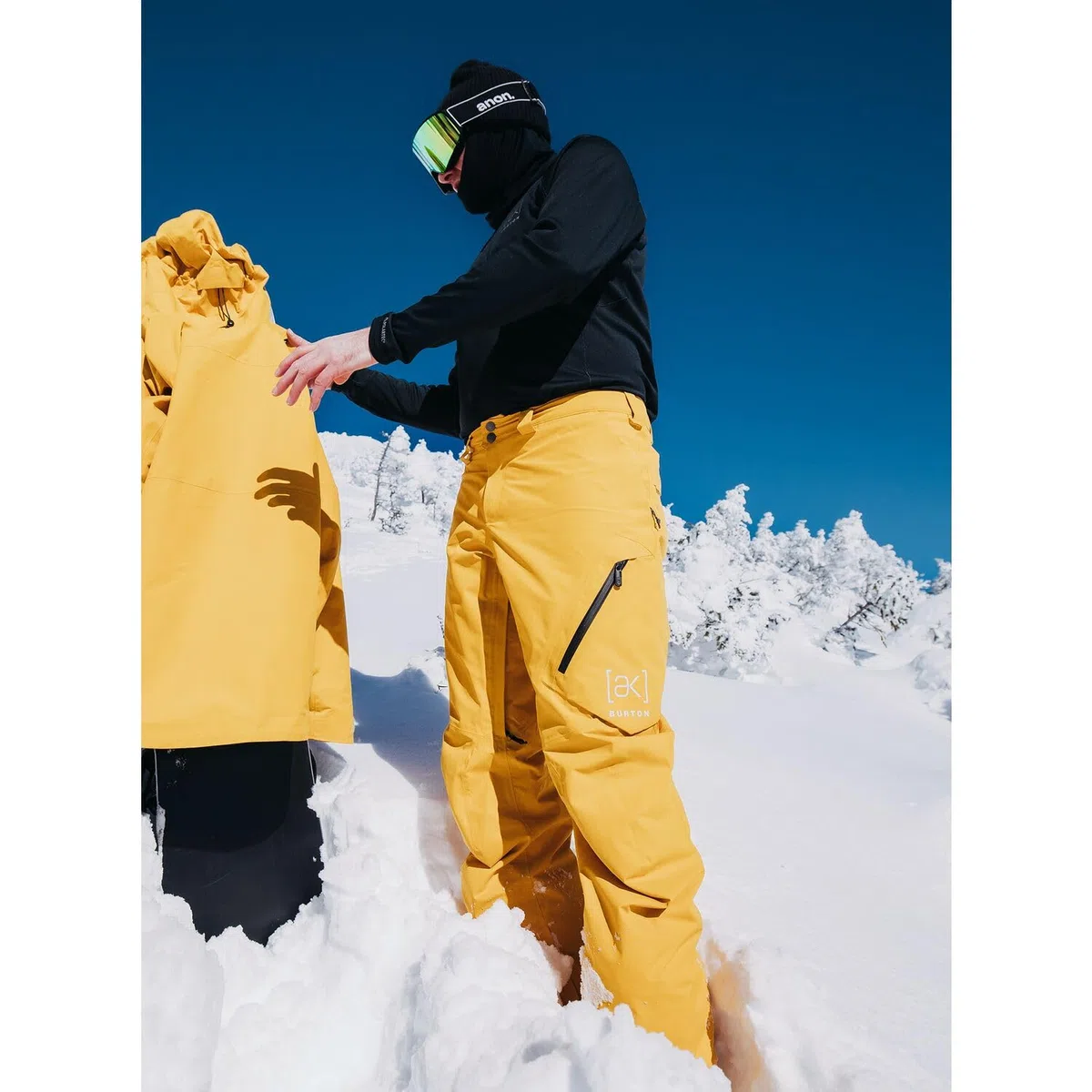 Burton - Pantaloni Da Sci/Snow [AK] Cyclic Gore-tex Goldenrod Uomo - Giallo