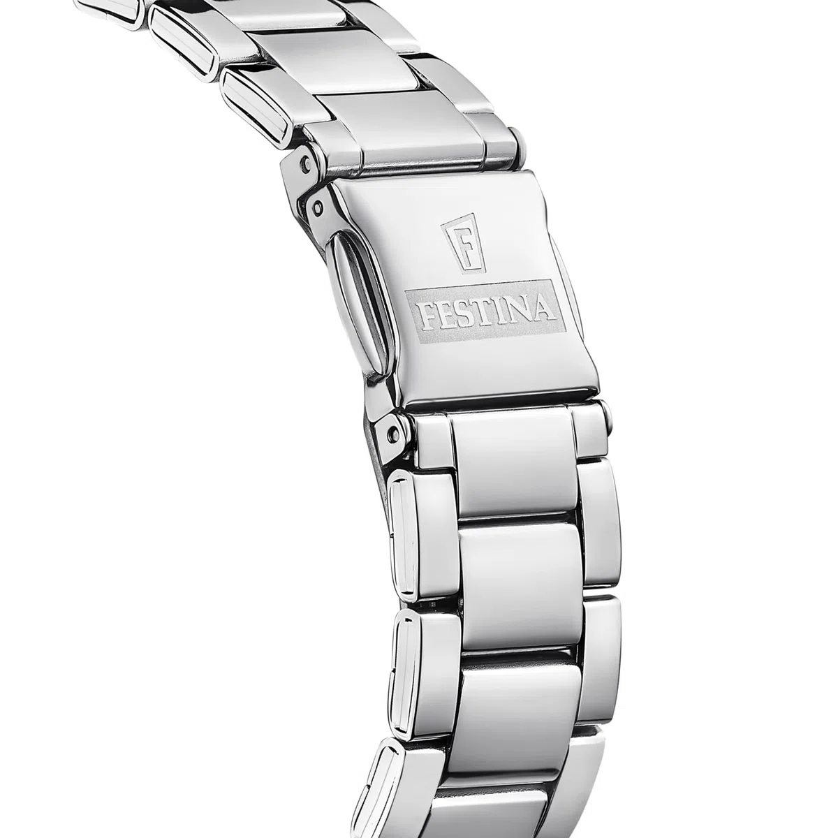 Festina Orologio Donna Analogico Acciaio Inossidabile 316L Argento - Quarzo - Vetro minerale alta resistenza - Impermeabile 5 ATM F20622 - Boyfriend Collection