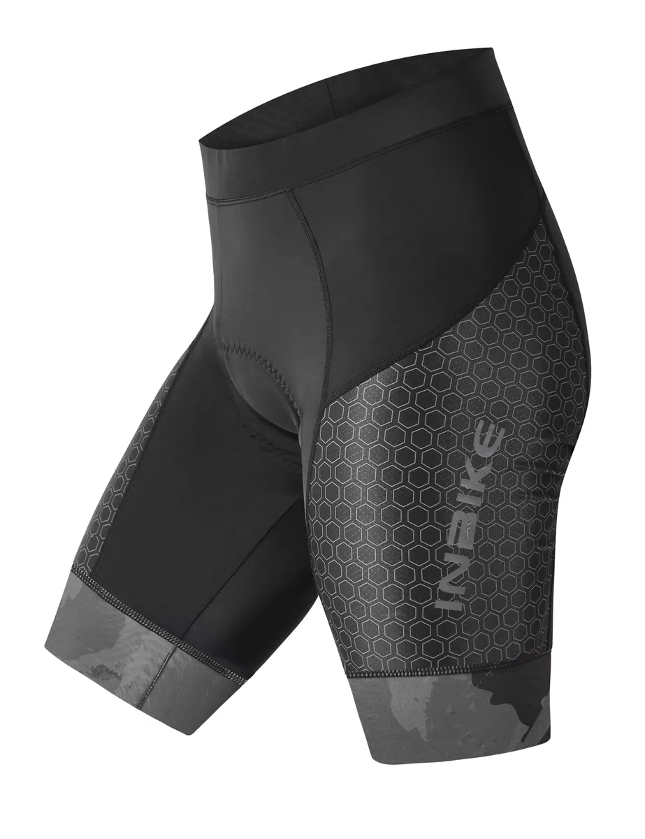 INBIKE Pantaloncini Corti da Ciclismo con fondello 3D Gel Traspirante Asciugatura Rapida per MTB Uomo