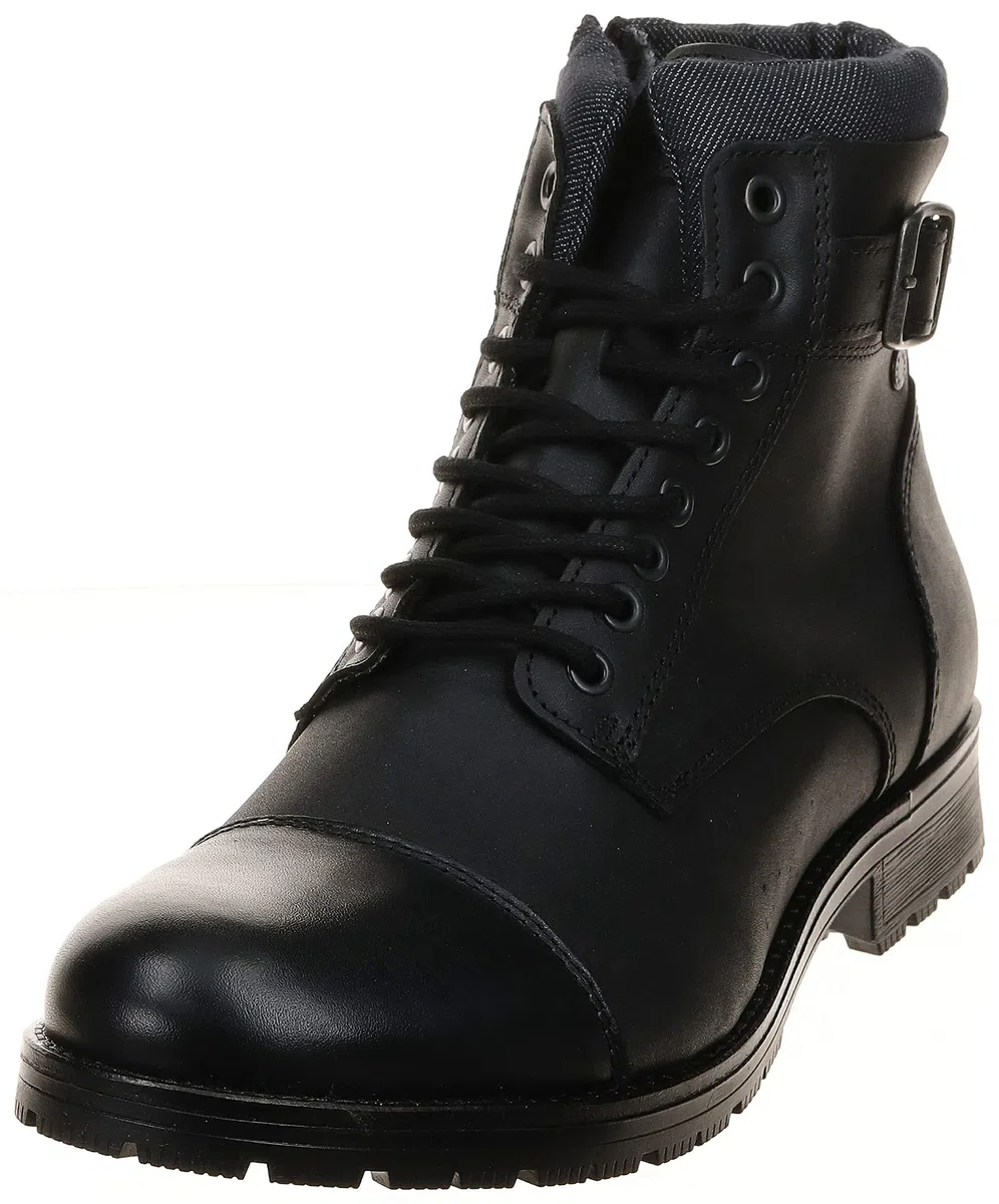Jack & Jones Jfwalbany Leather Anthracite STS Chukka BootsUomo