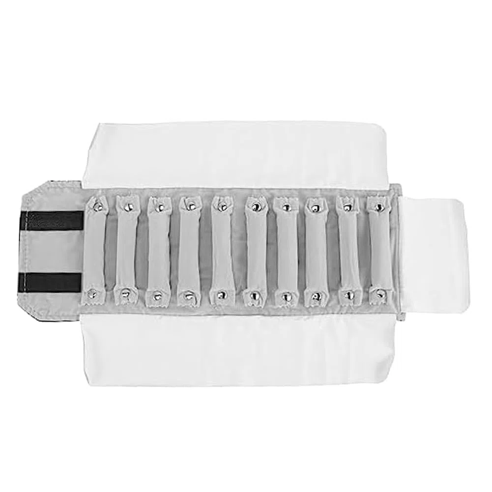 Borsa portaoggetti in rotolo per anelli, portaoggetti, porta grande capacità, per collane e bracciali