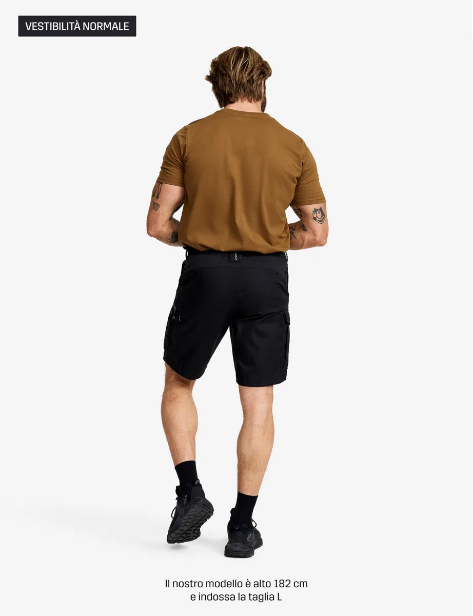 RevolutionRace Rambler Lightweight PRO Shorts da Uomo, Pantaloncini Leggeri e Pantaloncini da Trekking