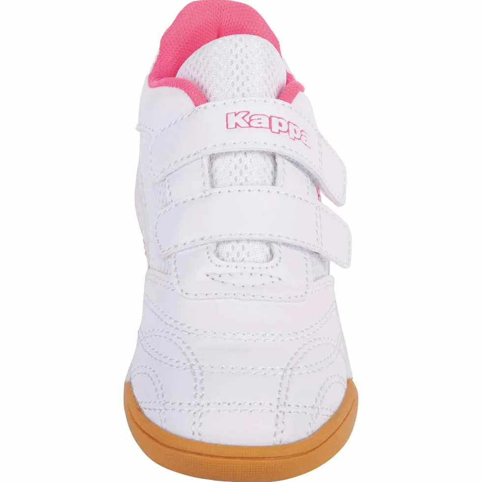Kappa Kickoff T Unisex Kids Scape per sport indoor Bambine e ragazze White L'Pink 40 EU